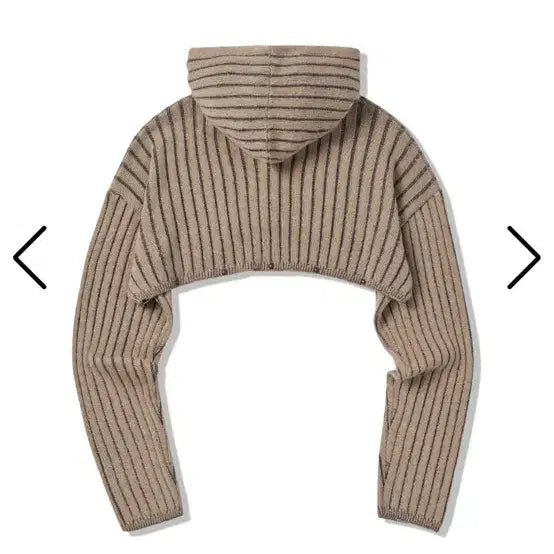 [BUNJANG] Nyxx Hooded Crop Knit Sweater / nyxx 후드 크롭 니트