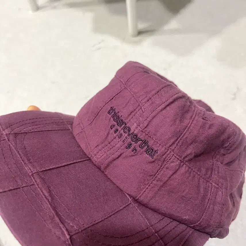 [BUNJANG] Thisisneverthat Wine Color Cap / 디스이즈네버댓 와인색 볼캡 모자