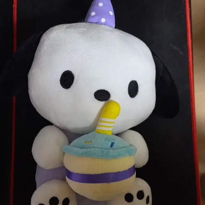 [BUNJANG] Sanrio Pochacco Birthday Celebration Plush Doll / 산리오 포차코 생일 축하 인형
