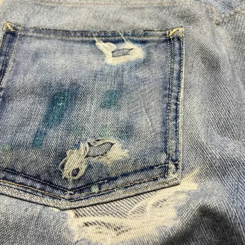 [BUNJANG] Our Legacy Digital Print Denim Third Cut 32 / 아워레가시 디지털 프린트 데님 써드컷 32사이즈