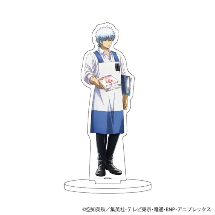 [BUNJANG] Tsutaya Gintama Sakata Gintoki Bookstore Clerk Acrylic Stand / 츠타야 은혼 사카타 긴토키 서점 점원ver. 아크릴스탠드 굿즈 미개봉