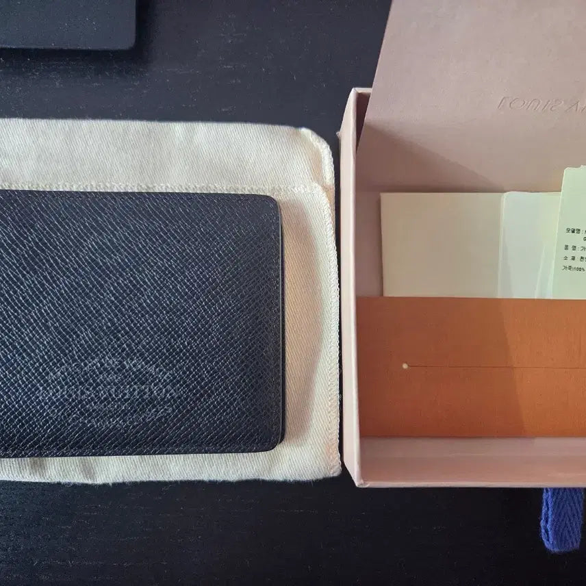 [BUNJANG] Louis Vuitton Multicolor Taiga Leather Wallet M30380 Black / 루이비통 한정판 남성 멀티플 타이가 반지갑 M30380 블랙