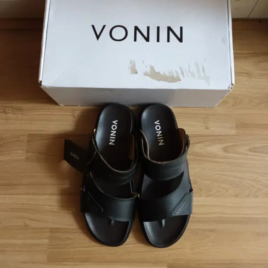 [BUNJANG] Bonin Leather Sandals/Slippers / 천연가죽 샌들 슬리퍼