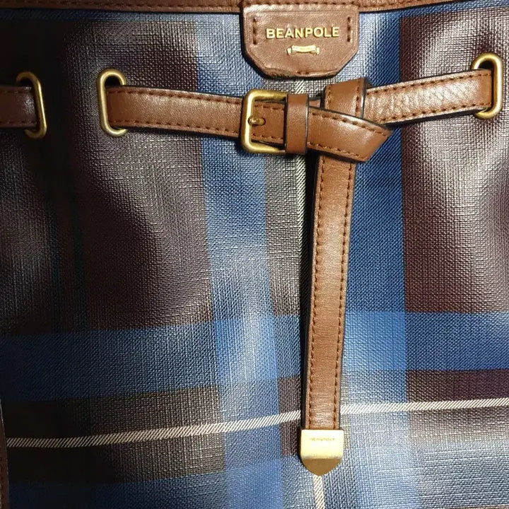 [BUNJANG] Beanpole Herit Classic Check Crossbody Bag / 빈폴 헤릿 클래식체크 도트겸 크로스백 (수지백)