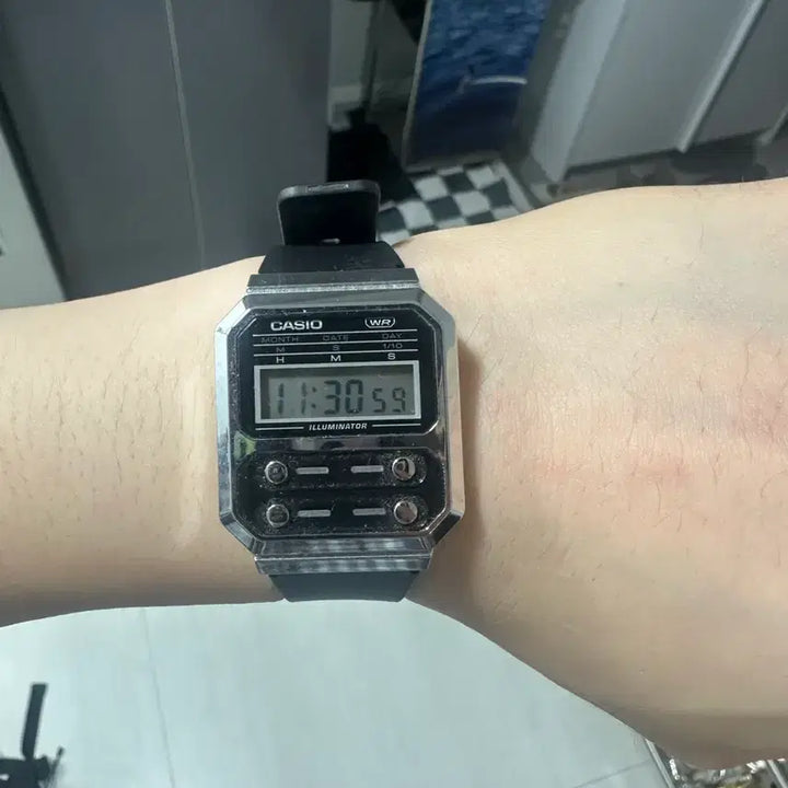 [BUNJANG] Casio A100WEF-1A Digital Watch / 카시오 A100WEF-1A