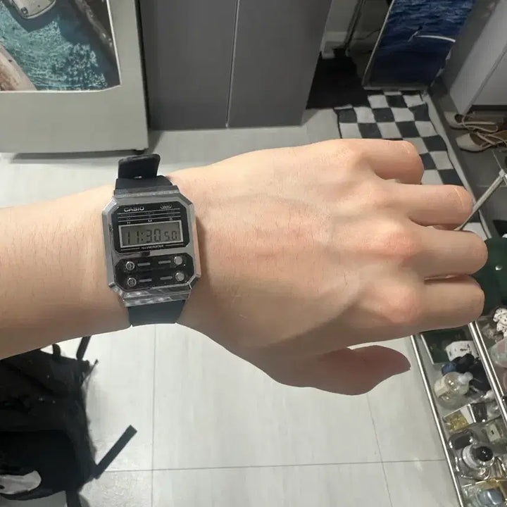 [BUNJANG] Casio A100WEF-1A Digital Watch / 카시오 A100WEF-1A