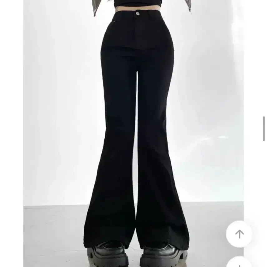 [BUNJANG] Mood Label Bootcut Jeans / 에이블리 무드라벨 부츠컷