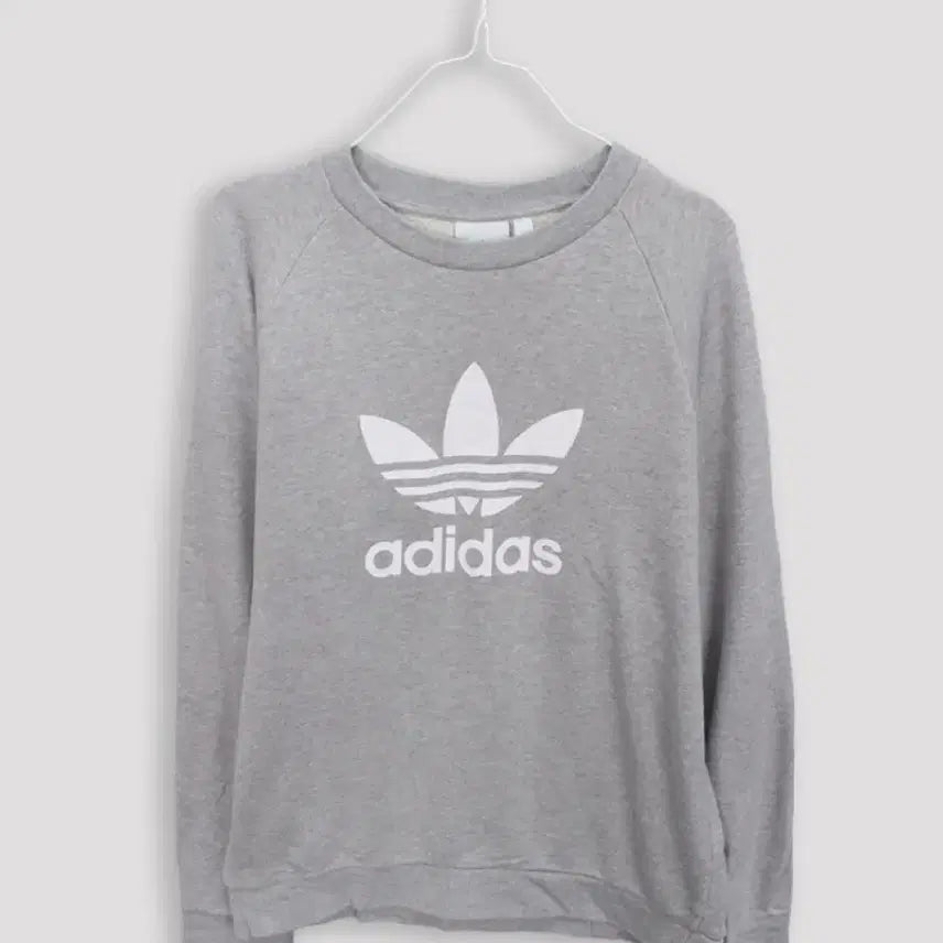 [BUNJANG] Adidas Gray Sweatshirt / 아디다스 회색 맨투맨