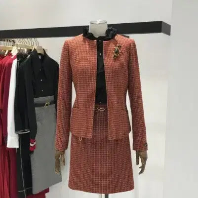 [BUNJANG] MojoSphin Italian Tweed Jacket (Size 55) / 모조에스핀 이태리 트위드 자켓 55 사이즈 정품