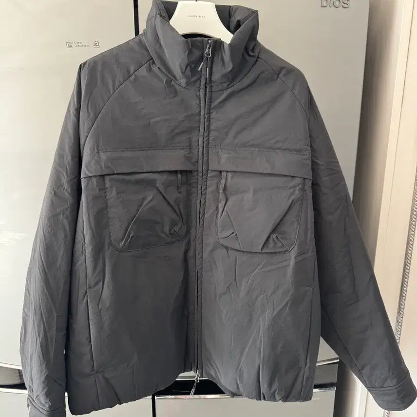 [BUNJANG] Rough Side Raindrop Jumper Black / (3) 러프사이드 레인드롭 점퍼