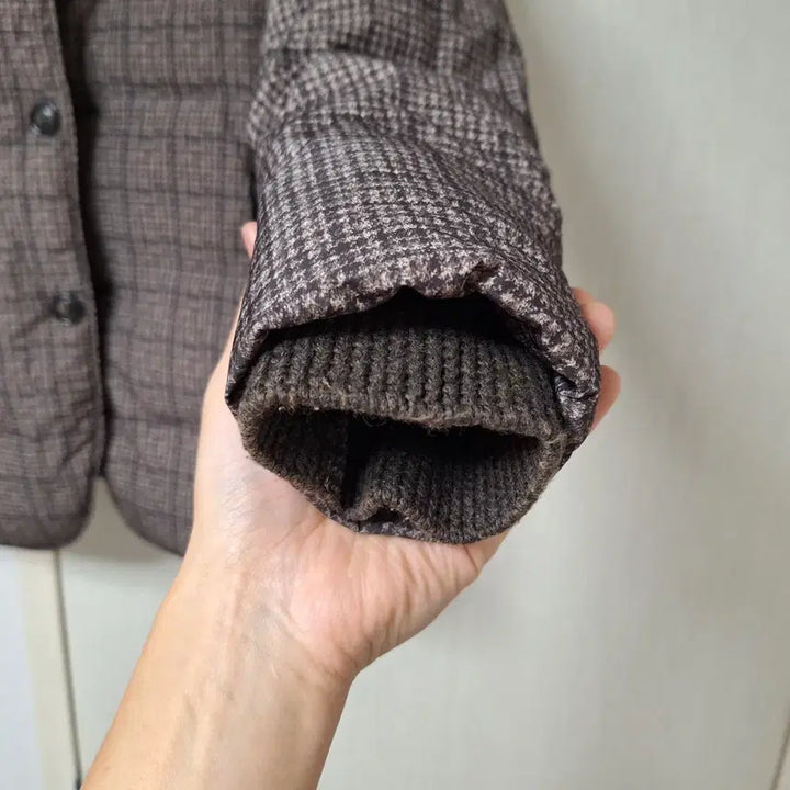 [BUNJANG] Henry Cotton G-Kappa Goose Down Check Padded Jacket / 헨리코튼 G카파 구스다운 체크 패딩 자켓