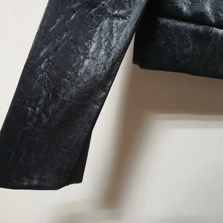 [BUNJANG] her&she Crack Leather Blouson Jacket / her&she 허앤쉬 크랙 레더 블루종 자켓 s 사이즈 정품