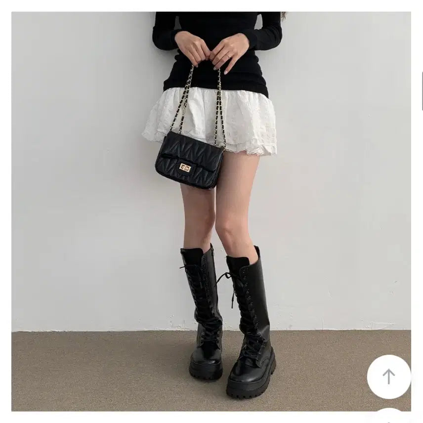 [BUNJANG] Quilted Chain Crossbody Bag / 퀼팅 체인 크로스백 블랙 미니백 / 체인백 / 크로스백 / 숄더백