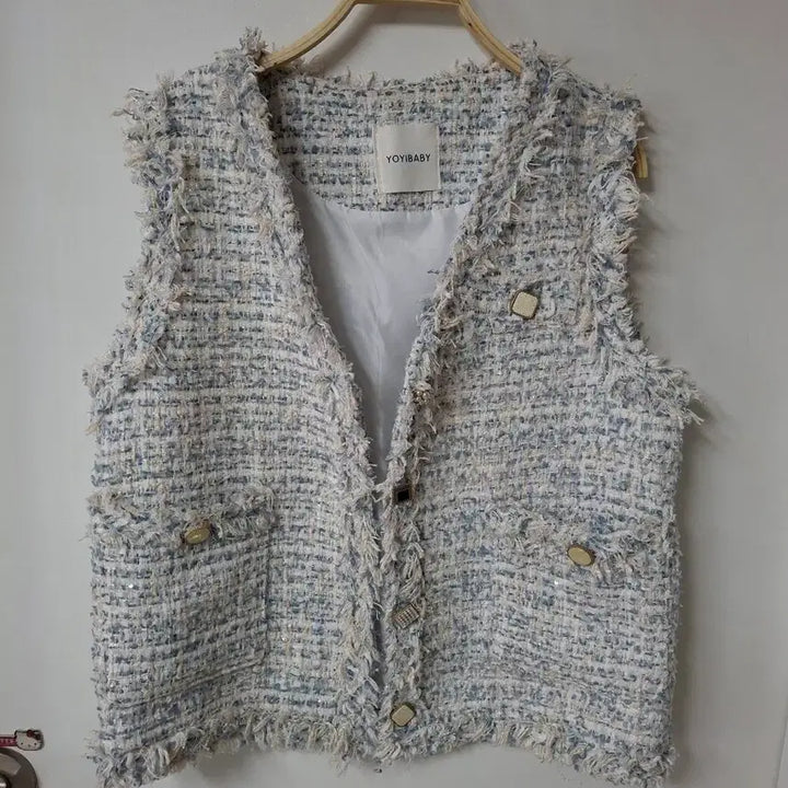 [BUNJANG] YOYIBABY Tweed Vest / YOYIBABY 트위드 조끼 베스트55~66반