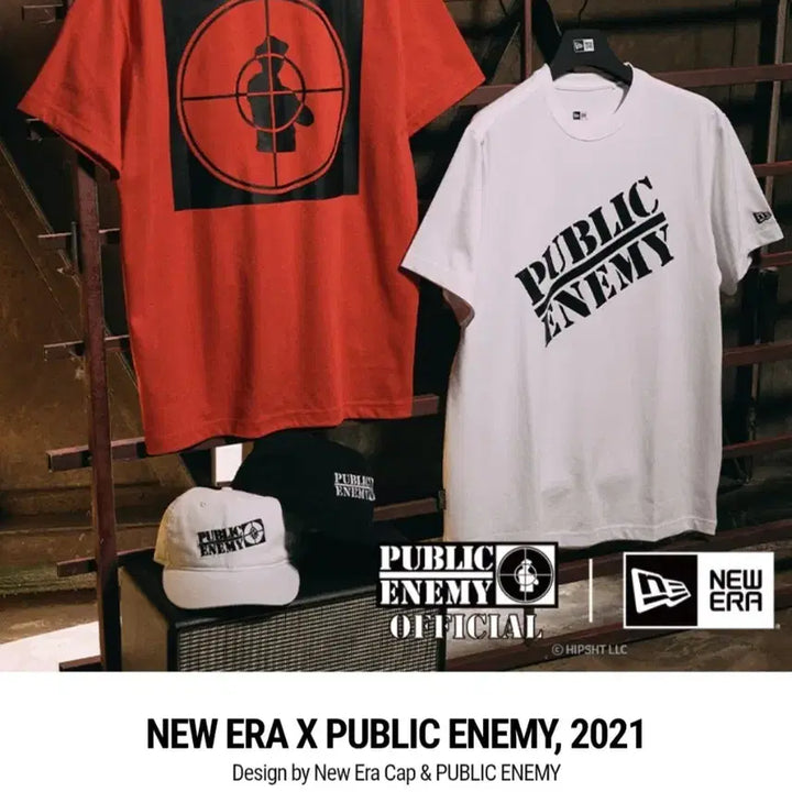 [BUNJANG] New Era Public Enemy T-Shirt (2XL) / 뉴에라 퍼블릭 에너미 티셔츠 (2XL)