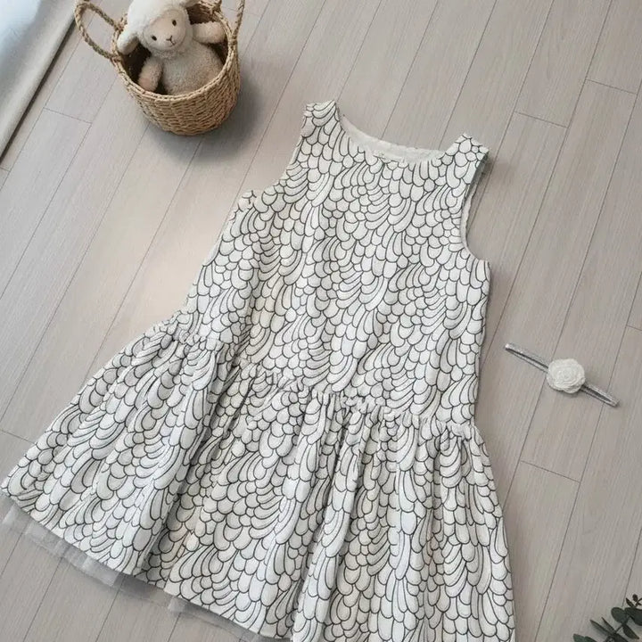 [BUNJANG] Maje REFLET BLANC Layered Embroidered Sleeveless Dress / [정품] 마쥬(maje) 자수 레이어드 민소매 원피스 (2사이즈/55~