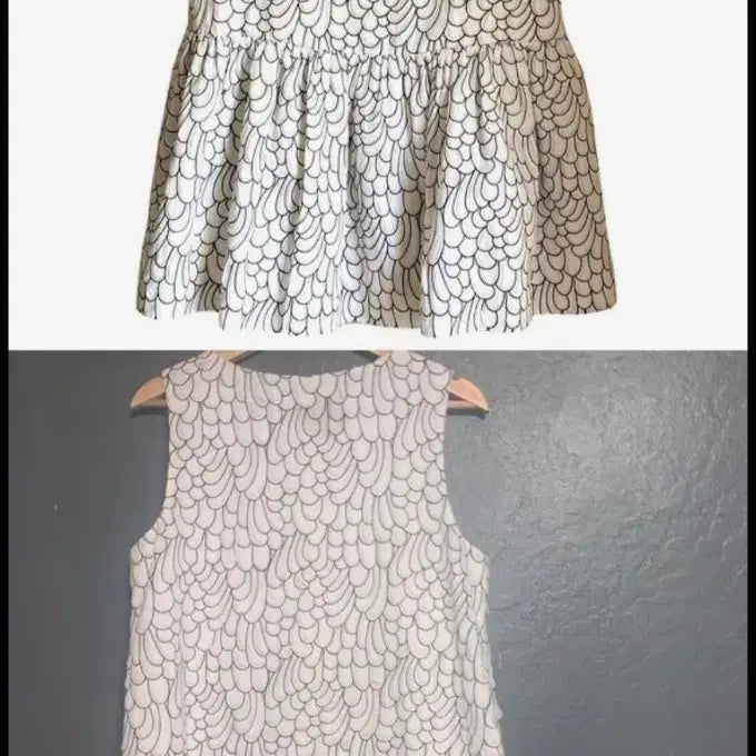 [BUNJANG] Maje REFLET BLANC Layered Embroidered Sleeveless Dress / [정품] 마쥬(maje) 자수 레이어드 민소매 원피스 (2사이즈/55~
