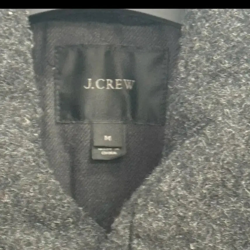 [BUNJANG] J.Crew Jake Black Wool Coat M / USA 제이크루 블랙 모직 코트 M