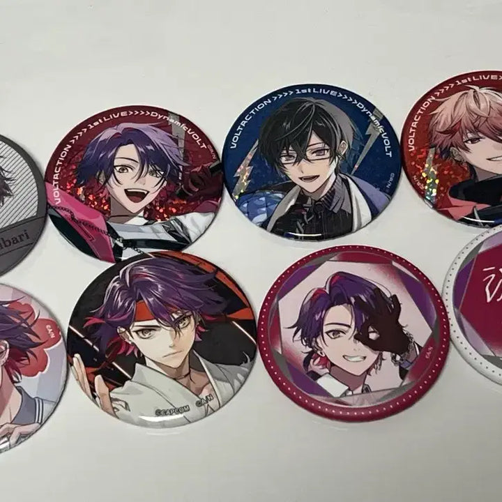 [BUNJANG] Nijisanji Hibari Vollection Can Badge Bundle Set / 니지산지 히바리 볼택션 캔뱃지 일괄