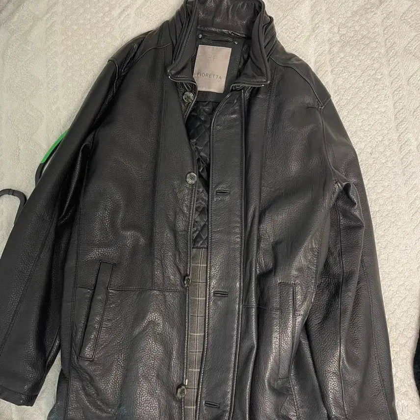[BUNJANG] FIORETTA Lambskin Car Coat / 이탈리아 브랜드 피오레타(FIORETTA) 양가죽 카코트50(105)