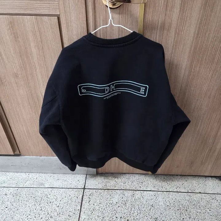 [BUNJANG] Solid Homme Black Sweatshirt 48 / 솔리드옴므 블랙 맨투맨 48