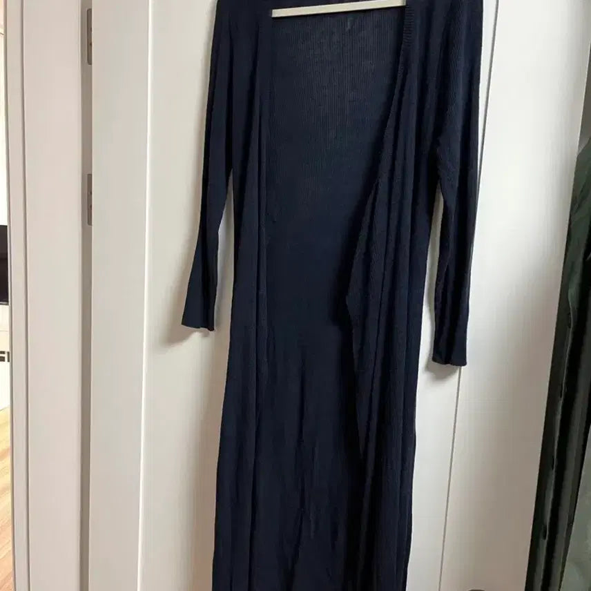 [BUNJANG] Daily Long Summer Cardigan Navy / 데일리 롱 여름가디건 네이비