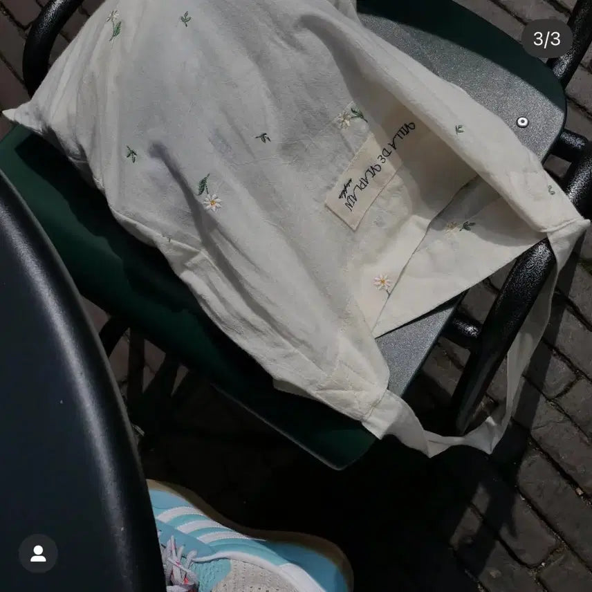 [BUNJANG] Via Plane Embroidered Eco Bag / 비아플레인 에코백 / 숄더백