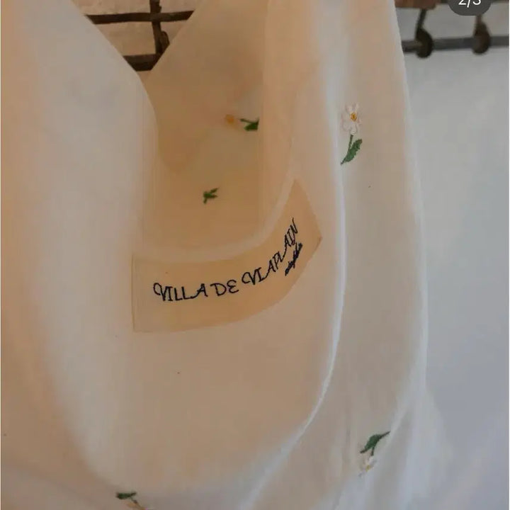 [BUNJANG] Via Plane Embroidered Eco Bag / 비아플레인 에코백 / 숄더백