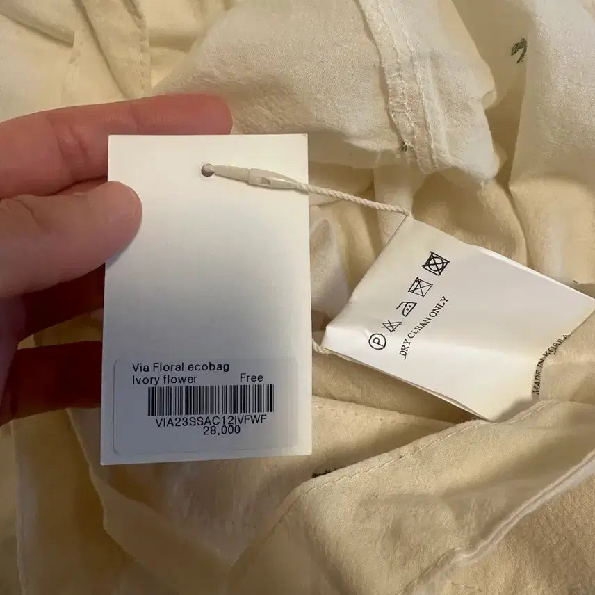 [BUNJANG] Via Plane Embroidered Eco Bag / 비아플레인 에코백 / 숄더백