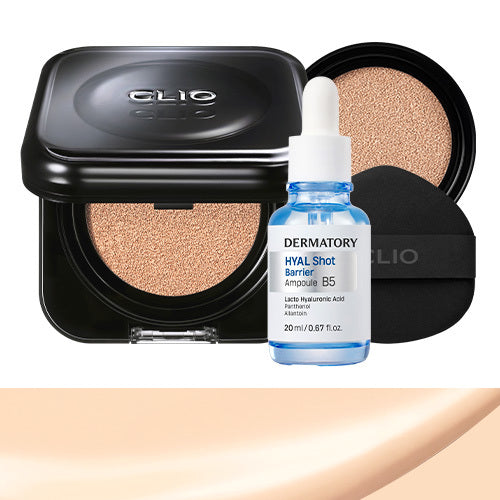 ** Clio Kill Cover Foundation Cushion Planning (+Dermatori Hyal Shot Ampoule 20ml + Refill 1P)