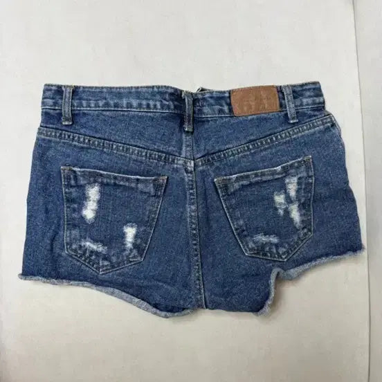 [BUNJANG] Unspecified Denim Shorts S / 데미지 데님 중청 숏팬츠 S
