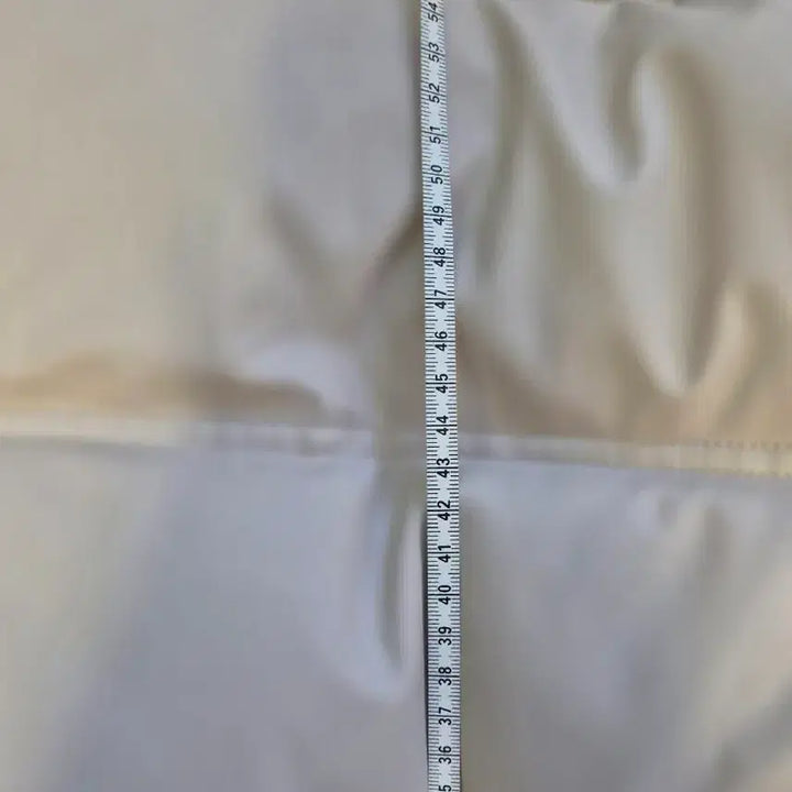 [BUNJANG] ZARA Ivory Leather Padded Hooded Jumper / 자라 아이보리 레더 패딩 후드 점퍼