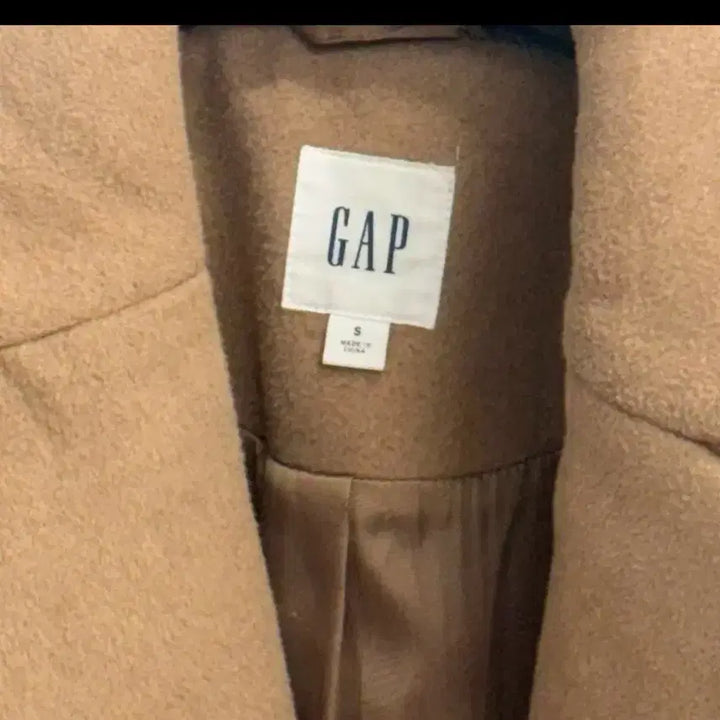 [BUNJANG] GAP Camel Long Coat (S) / GAP 갭 카멜 롱코트 (S)