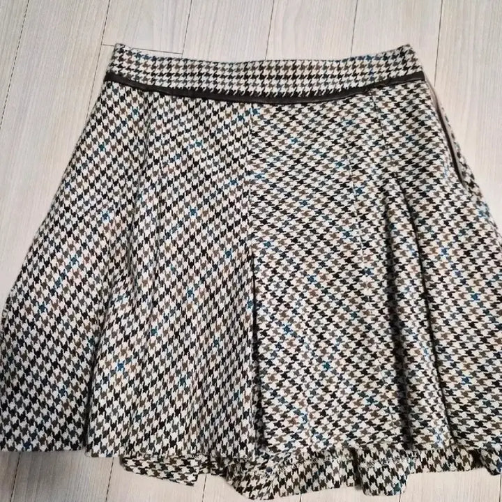 [BUNJANG] DEWL Houndstooth Check Skirt Pants Size 55 / 듀엘 치마 바지 55