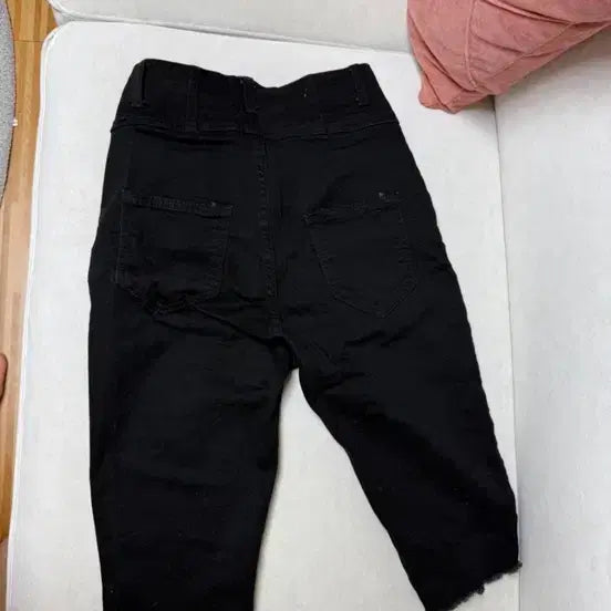 [BUNJANG] High-Waist Denim Black Shorts (M) / 새제품 하이웨스트 5부 데님 블랙 반바지 M