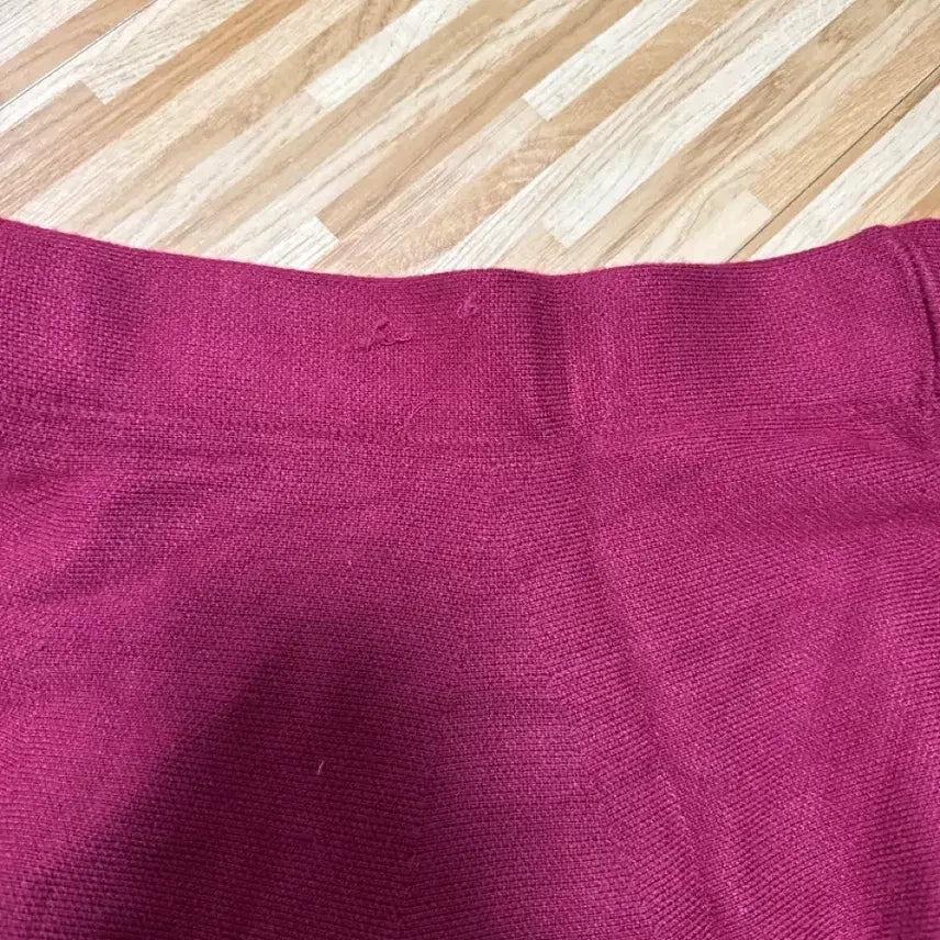 [BUNJANG] Red Knit Flare Mini Skirt / 5/26까지 빨간색 니트 플레어 미니스커트