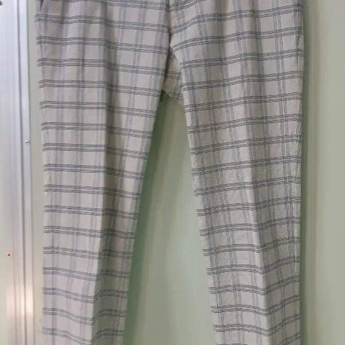[BUNJANG] Beanpole Gray Check Pants / 빈폴 회색 체크 바지
