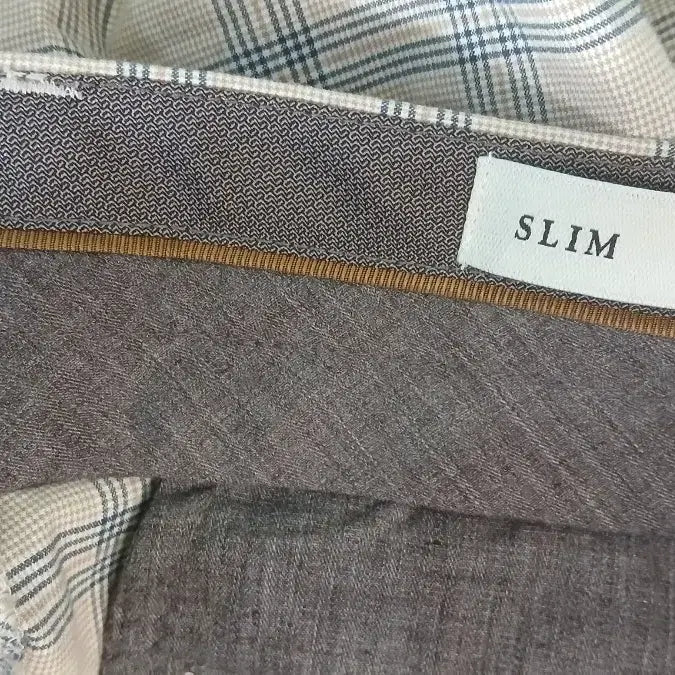 [BUNJANG] Beanpole Gray Check Pants / 빈폴 회색 체크 바지