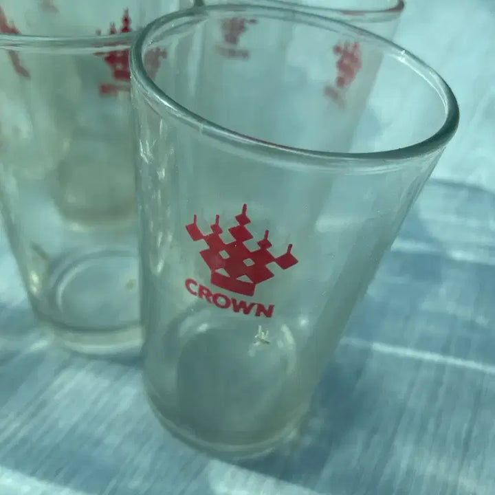 [BUNJANG] Vintage Crown Glass Cup / 빈티지 크라운 유리컵