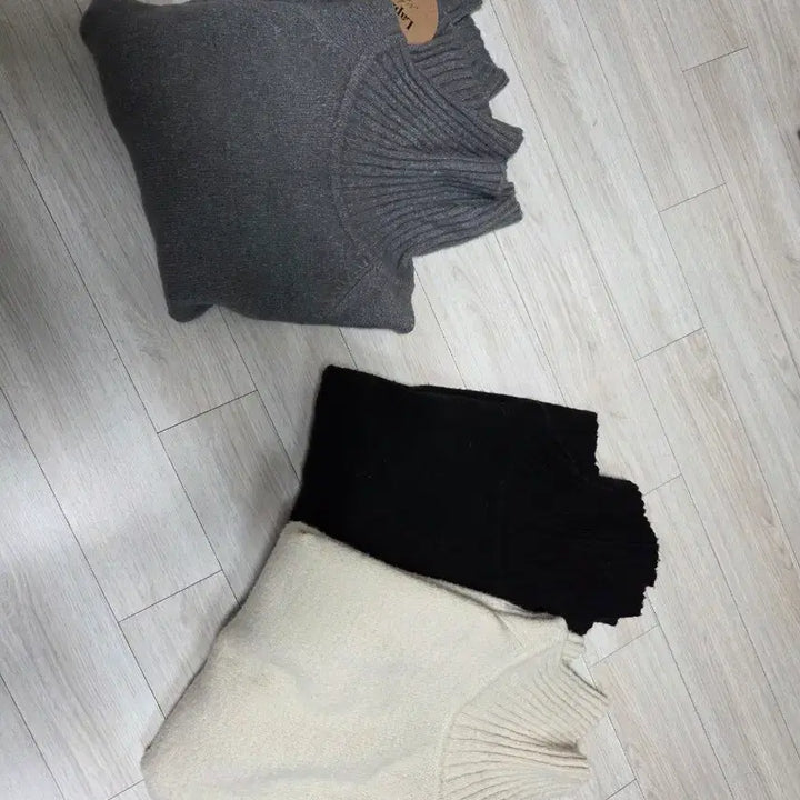 [BUNJANG] Laplaf Turtleneck Knit Set / Laplaf 터틀넥 니트 3종세트