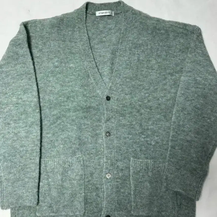 [BUNJANG] In Tempo Mood Button Front Wit Boucle Cardigan - Mint / 인템포무드 버튼 프런트 위트 부클 카디건_민트