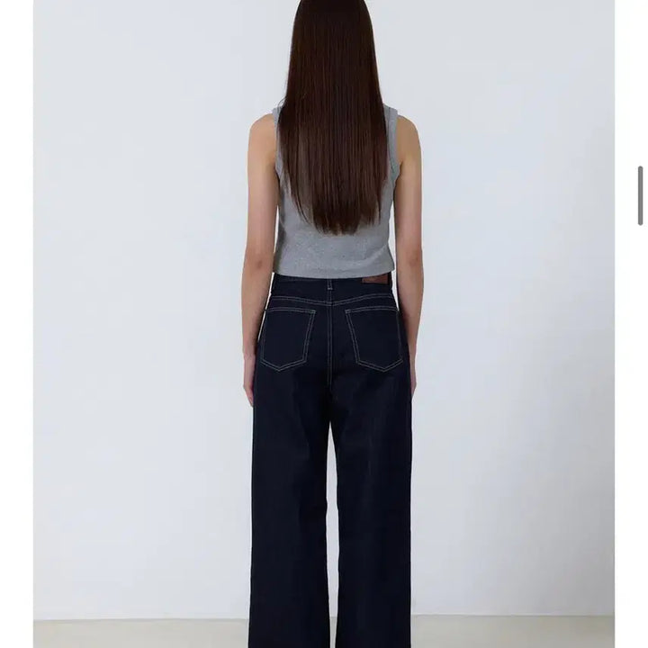 [BUNJANG] Coored Non-Fade Pleated Wide Denim Pants / 코어드 논페이드 핀턱 와이드 데님팬츠