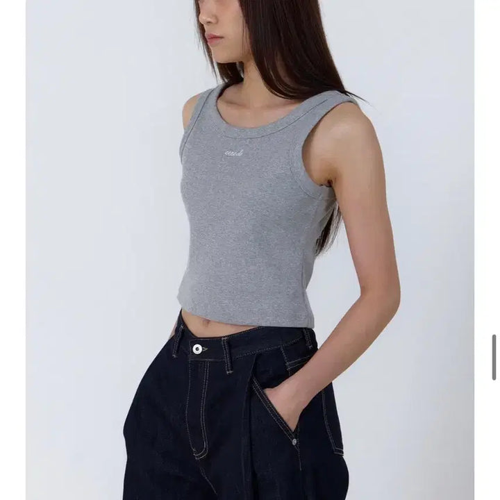 [BUNJANG] Coored Non-Fade Pleated Wide Denim Pants / 코어드 논페이드 핀턱 와이드 데님팬츠