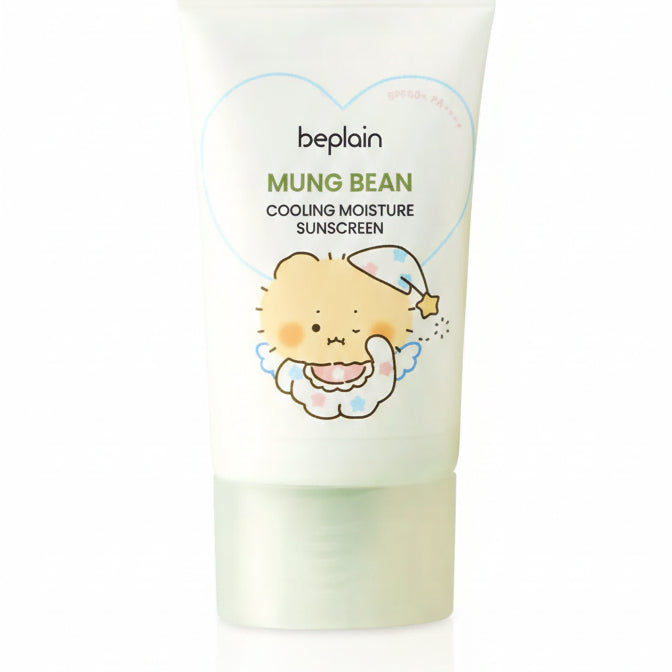 [BUNJANG] B.well Mang-gom Cooling Sunscreen 50ml / (새제품) 비플레인 녹두 쿨링 수분 선크림 망곰 망그러진곰