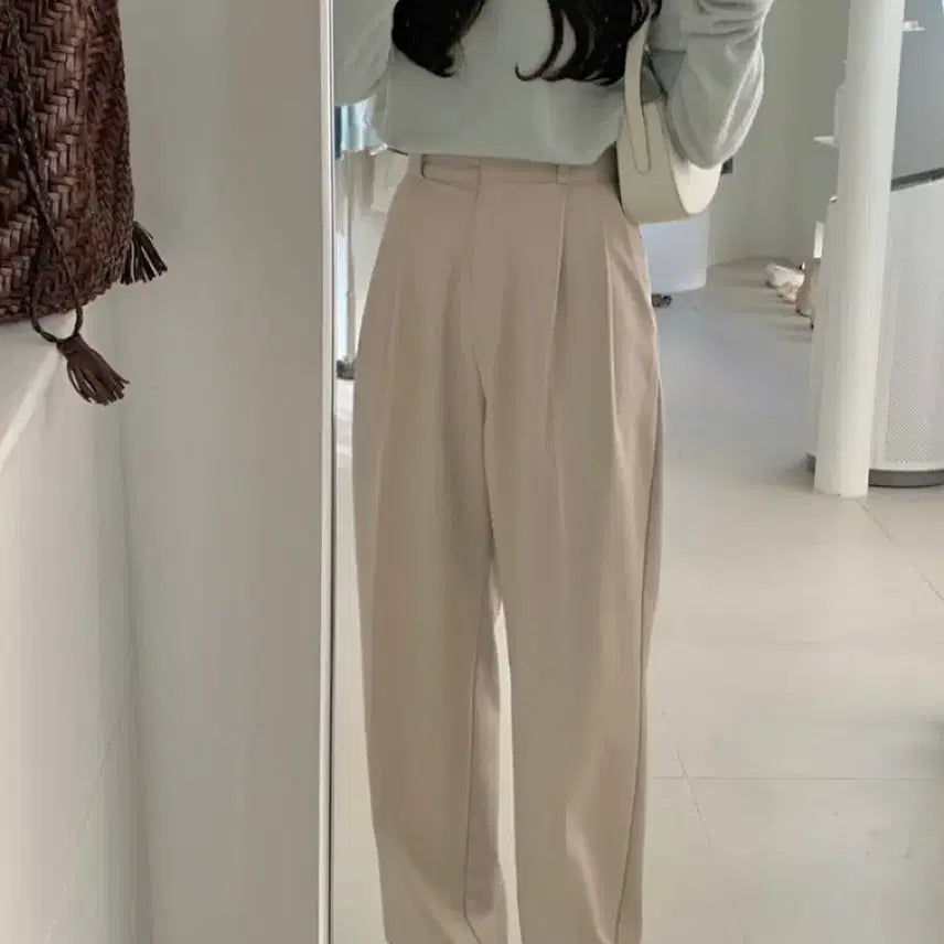 [BUNJANG] DuoMin Minute Slacks Beige S / [택 새상품] 두민 미닛 슬랙스 베이지 S
