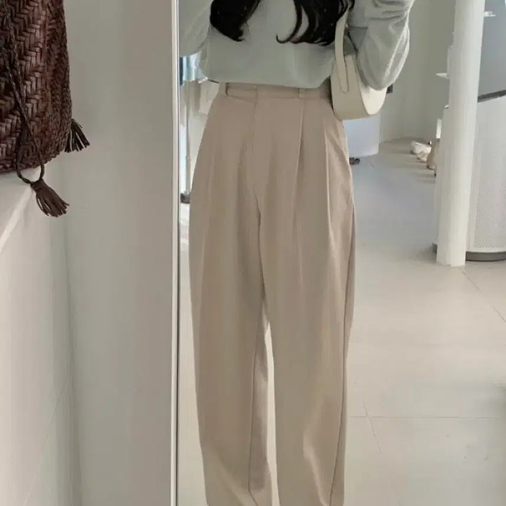 [BUNJANG] DuoMin Minute Slacks Beige S / [택 새상품] 두민 미닛 슬랙스 베이지 S