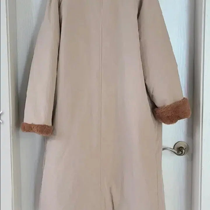 [BUNJANG] Padded Coat - Beige / 안감퍼 패딩코트-베이지