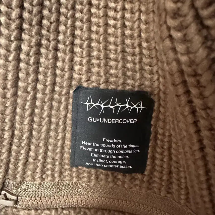 [BUNJANG] Gu x Undercover Cardigan Brown / S) Gu x undercover 가디건 브라운