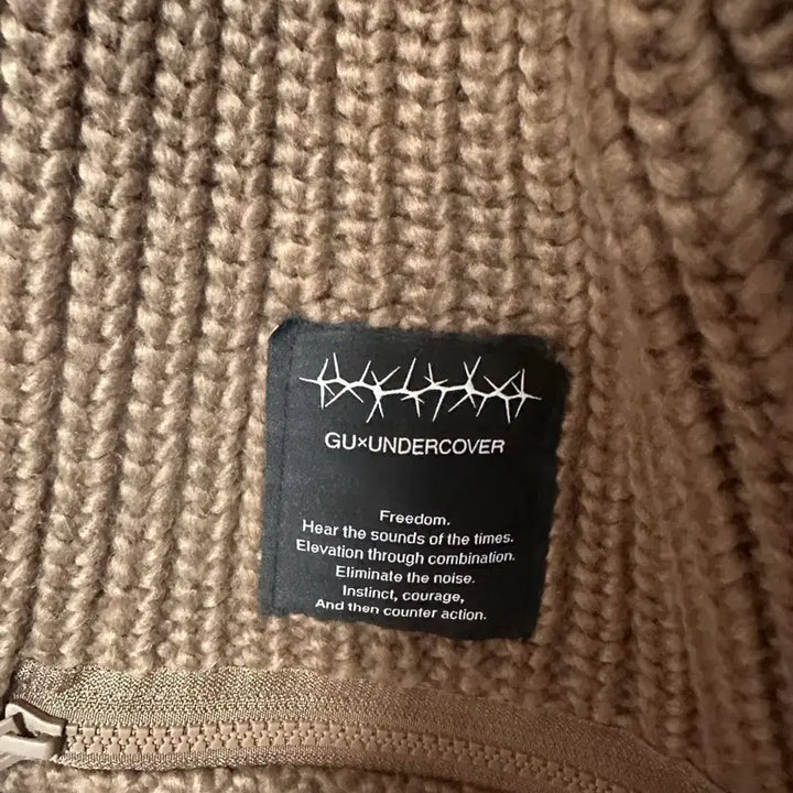 [BUNJANG] Gu x Undercover Cardigan Brown / S) Gu x undercover 가디건 브라운