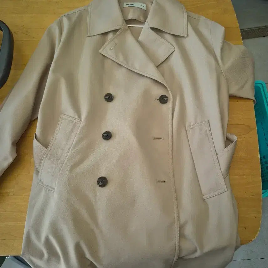 [BUNJANG] MIXXO Double Breasted Coat / MIXXO 더블 브레스티드 코트